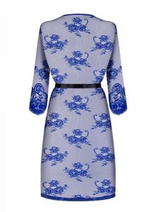 Cobaltess Kanten Kimono – Blauw – Obsessive