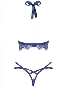 Flowlace Kanten 2-delige Bh Set – Blauw – Obsessive