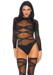 Truth Or Dare Body & Kousen Set – Zwart – Leg Avenue