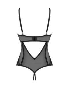 Serena Love – Open Kruis Body – Zwart – Obsessive