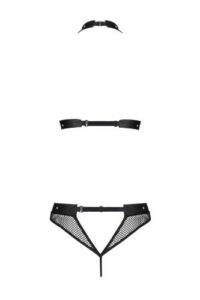 Moonlight Set Met Open Kruisje – Zwart – Passion